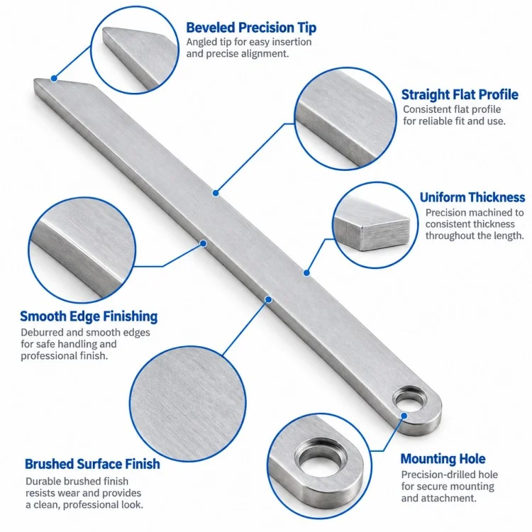 Precision CNC Machined Flat Linkage Arm